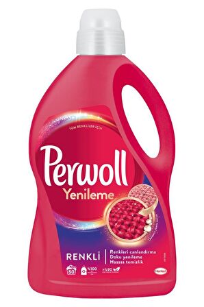 Perwoll Hassas Sıvı Çamaşır Deterjanı Siyah 2.97 L + Renkli 2.97 L + Beyaz 2.97 L + Çiçek Cazibesi 2.7 L