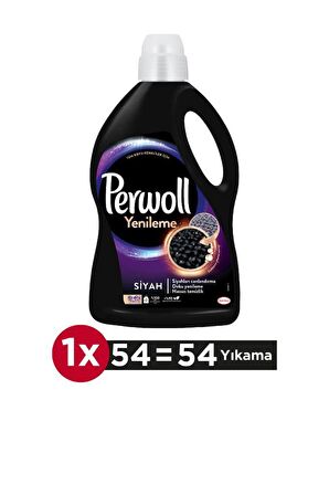 Perwoll Hassas Bakım Sıvı Çamaşır Deterjanı Siyah 2 x 2.97 L + Çiçek Cazibesi Yenileme 2.7 L