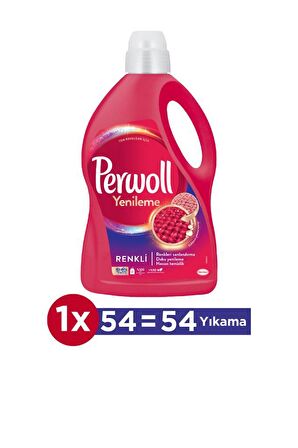 Perwoll Hassas Bakım Sıvı Çamaşır Deterjanı Renkli 2 x 2.97  L + Çiçek Cazibesi Yenileme 2.7L