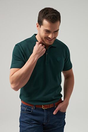 Ds Damat Regular Fit Haki %100 Pamuk Polo Yaka T-shirt 6HC14ORT51000