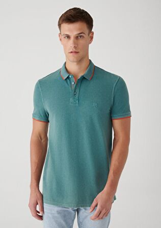 Mavi Yeşil Polo Tişört 065920-30708