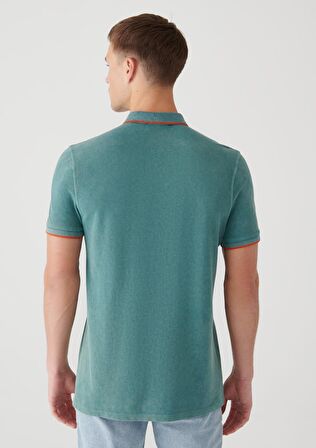 Mavi Yeşil Polo Tişört 065920-30708