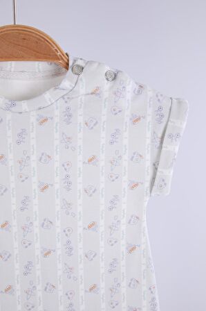 Babyhola Erkek Bebek Çocuk Tulum 2'li Set 13649