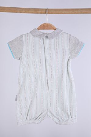 Babyhola %100 Pamuk Erkek Bebek Tulum 13758