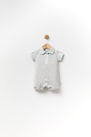 Babyhola %100 Pamuk Kız Erkek Bebek Tulum Bayramlık 13756