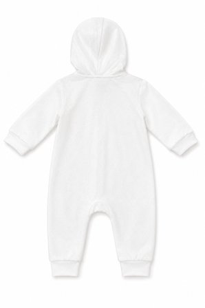 Kız Bebek Işıltılı Kumaş Detaylı Kapüşonlu Tulum 14002 