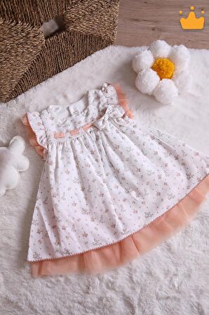 Babydola Kız Bebek Çocuk Elbise Bayramlık Yazlık 15150