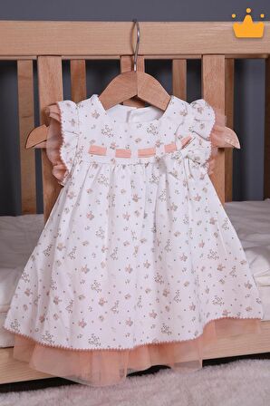 Babydola Kız Bebek Çocuk Elbise Bayramlık Yazlık 15150