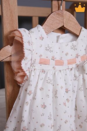 Babydola Kız Bebek Çocuk Elbise Bayramlık Yazlık 15150
