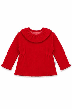 Kadife Dokulu Kız Bebek Patikli Alt Üst Takım 15302