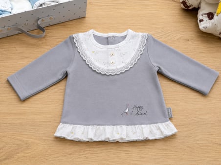 Hayvan Desenli Kız Bebek Hastane Çıkışı 10lu Set Hediye Kutulu 15326