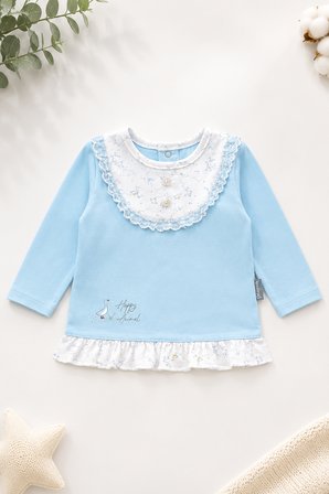 Hayvan Desenli Kız Bebek Hastane Çıkışı 10lu Set Hediye Kutulu 15326