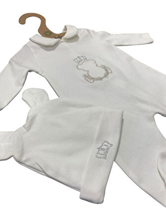 Babydoll Tulum Babydola Ekru Asortili