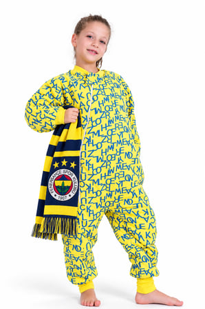 2.5 Tog Yorgan Gerektirmeyen Kalın Elyaf Dolgulu Çocuk Uyku Tulumu Pamuk Astarlı Unisex 6020