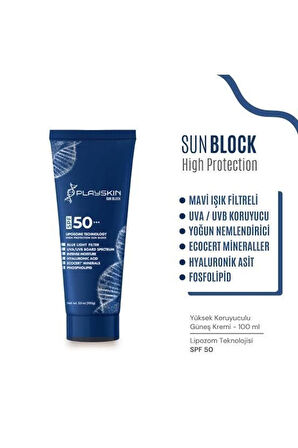 PLAYSKIN Güneş Koruyucu Krem 50 Spf