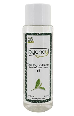 Yeşil Çay Kolonyası 200 ml Pet (Yeşil)