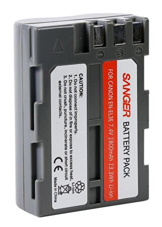 Sanger EN-EL3E Nikon Fotoğraf Makinesi Batarya