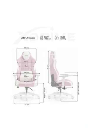 xDrive Anka Oyuncu Kolt.(Queen Özel Seri) Pembe/Siyah