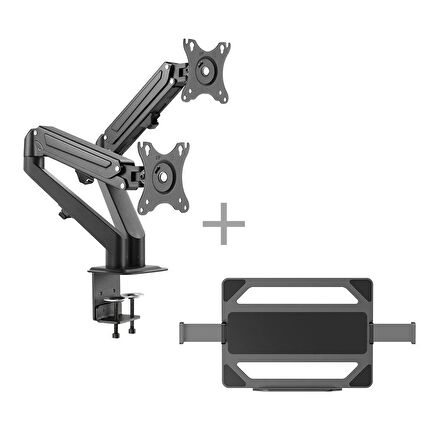 xDrive MNT-25 İkili Monitör Standı ve Laptop Standı