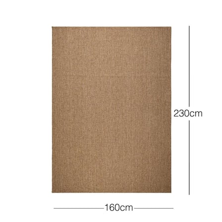 Ocean Home Textile Yıkanabilir Jüt Görünümlü Naturel Renk Balıksırtı Halı Kilim 160 x 230 cm