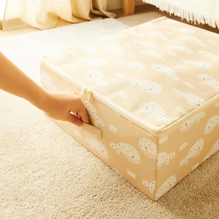 Ocean Home Textile Çocuk Odası Sevimli Balina Destekli Kutu Hurç 45 x 55 x 18 cm