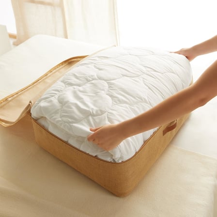 Ocean Home Textile 2'li Büyük Boy Jüt Baza Altı Hurç Set 62 x 46 x 22 cm
