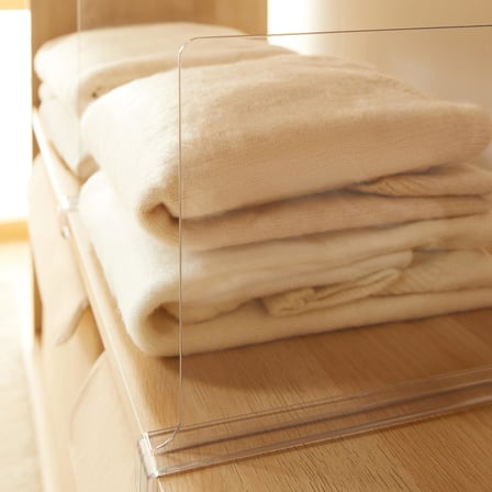 Ocean Home Textile 8'li Şeffaf Akrilik Çanta Raf Düzenleyici Set 20 x 30 x 0.29 cm