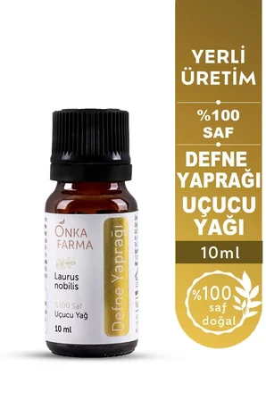 onka farma defne yağı -  defne uçucu yağı - 10 ml