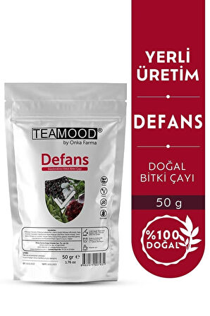 TEAMOOD Defans Çayı - Şekersiz Doğal Bitki Çayı - 50 Gr