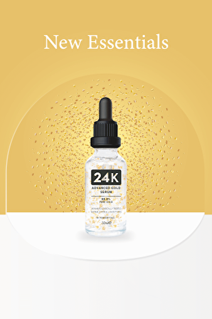 24K Altın Parçacıklı Kolajen Artırıcı Yüz Bakım Serumu 30 ml