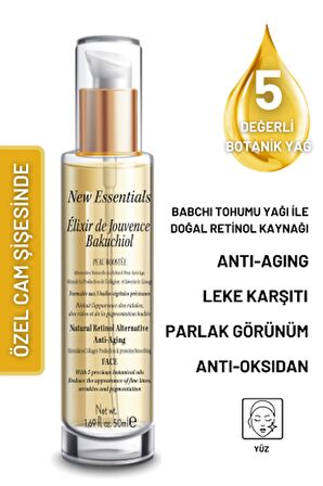 Nemlendirici ve Anti-Aging Etkili Gece Cilt Bakım Yağı (Doğal Retinol+Squalane)-50 ml