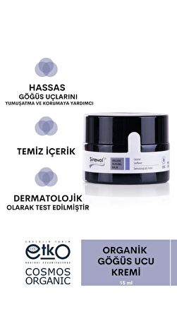 Sirenol Organik Göğüs Ucu Krem 15 mL