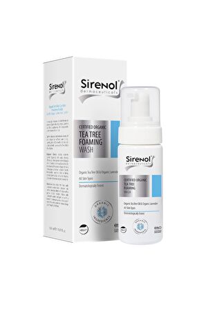 Sirenol Organik Sertifikalı Çay Ağacı Temizleme Köpüğü 150 mL