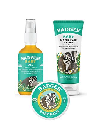 Badger Organik Bebek Hediye Seti