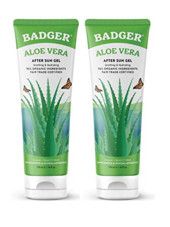 Badger Aloe Vera Jel 2'li Set 118 mL / 118 mL