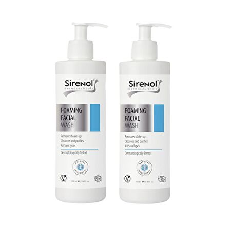 Sirenol %100 Doğal 2'li Yüz Temizleme Köpüğü Set 2x250 mL