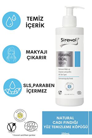 Sirenol %100 Doğal 2'li Yüz Temizleme Köpüğü Set 2x250 mL