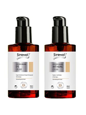 Sirenol Göz Kremi ve Anti Aging Set 15 mL / 50 mL