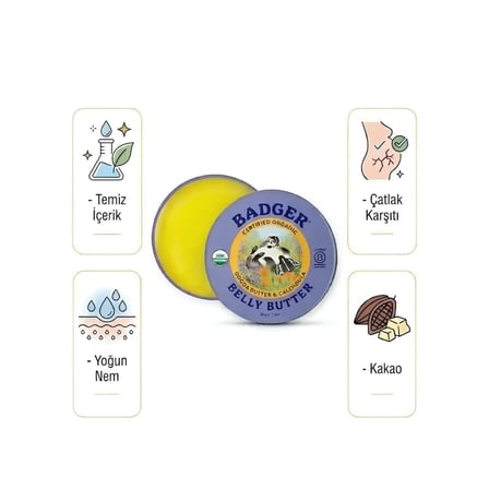 Badger Karın Bölgesi Nemlendirici Krem ve Sirenol BB Krem Set 56 gr / 30 mL