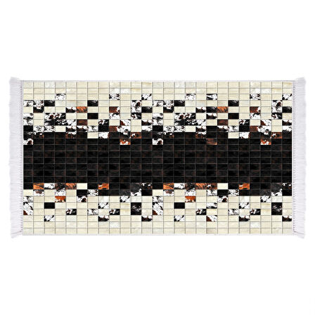 Dekoreko İnci Halı Dijital Saçaklı 1914