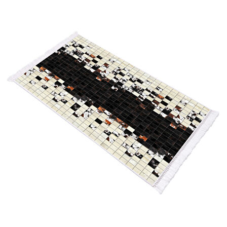 Dekoreko İnci Halı Dijital Saçaklı 1914