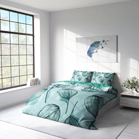 Monohome Baloni 3D Temalı Pamuk Saten Çift Kişilik Nevresim Takımı