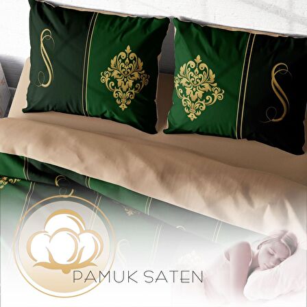 Monohome Damascus 3D Temalı Pamuk Saten Çift Kişilik Nevresim Takımı