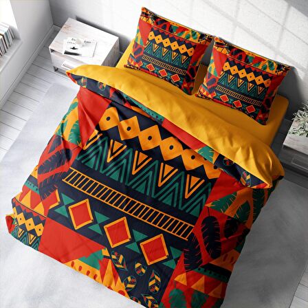 Monohome Avaiyo 3D Temalı Pamuk Saten Çift Kişilik Nevresim Takımı