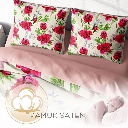 Monohome Aqua 3D Temalı Pamuk Saten Çift Kişilik Nevresim Takımı