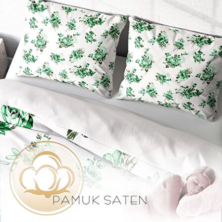 Monohome Bigarden 3D Temalı Pamuk Saten Çift Kişilik Nevresim Takımı