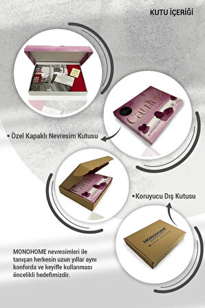 Nevresim Takımı %100 Doğal Pamuk Çift Kişilik 3d Digital Orchid 2