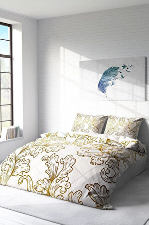 Nevresim Takımı %100 Doğal Pamuk Çift Kişilik 3d Digital Osmanlı Vıı