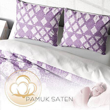 Monohome Osmanlı 8 3D Temalı Pamuk Saten Çift Kişilik Nevresim Takımı
