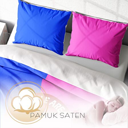 Monohome Couple Area 3D Temalı Pamuk Saten Çift Kişilik Nevresim Takımı